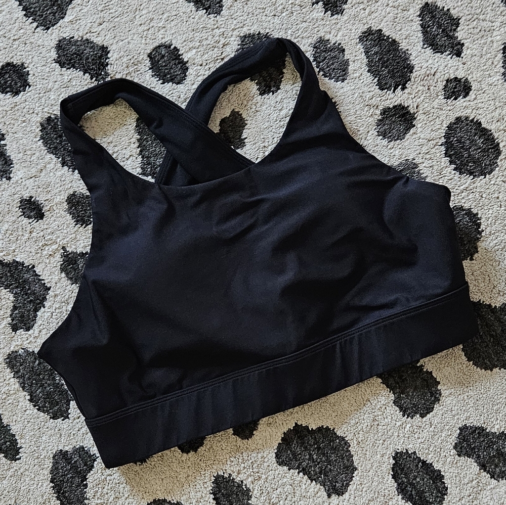 Fabletics Black Sports Bra Bust 36" Size 1X